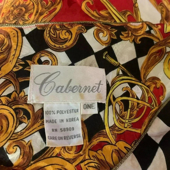 VTG Cabernet Women's ONE SIZE Multi-Color Art to Wear Maxi Kaftan Loungewear - Picture 5 of 6